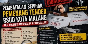 Pembatalan Tender RSUD Kota Malang Tuai Polemik, CV. Viva Tunggal Nilai Keputusan PPK Sarat Kejanggalan dan Desak Aparat Lakukan Audit Menyeluruh