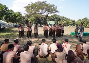 Bentuk Generasi Tangguh, Persami KKRI Kodim 0808/Blitar Bekali Pelajar Materi Bela Negara Hingga Survival