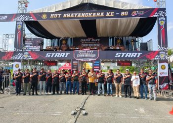 Gas di Sirkuit, Bukan di Jalan! Open Drag Bike Dhira Brata Cup Championship 2026 Resmi Dibuka di Samarinda dalam Rangka Hari Bhayangkara ke-80