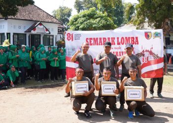 Sambut HUT RI Ke 81, Kodim 0808/Blitar Dan Persit KCK Cabang XXII Gelar Lomba Semarak Kemerdekaan