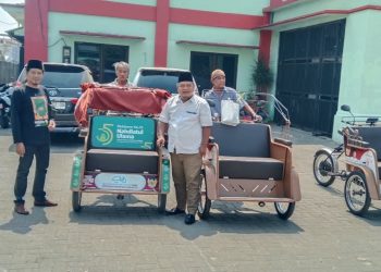 Muktamar NU ke – 35 , GSN Bagikan Ratusan Becak Listrik Untuk Sarana Transpoetasi