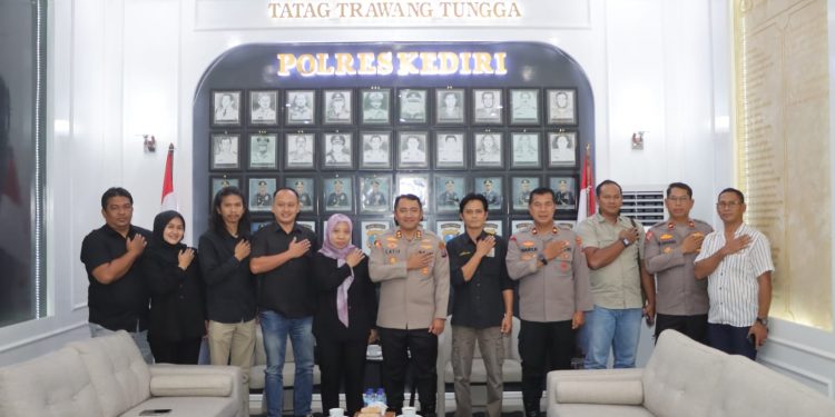 Jaga Kamtibmas, Polres Kediri Gandeng Perguruan Pencak Silat