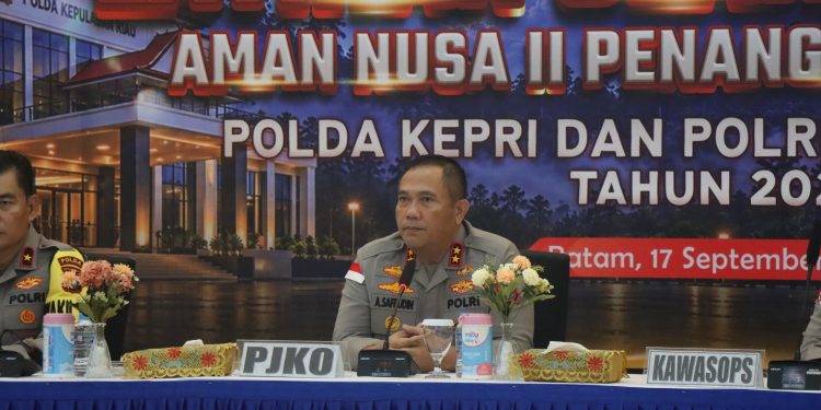 LATIHAN AMAN NUSA II, KAPOLDA KEPRI TEKANKAN KESIAPSIAGAAN HADAPI BENCANA DAN SITUASI KONTINGENSI