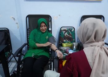 Wujud Nyata Kemanunggalan, Kodim 0808/Blitar Gelar Bakti Sosial Dan Baksoskes Serentak Sambut HUT Ke-81 TNI
